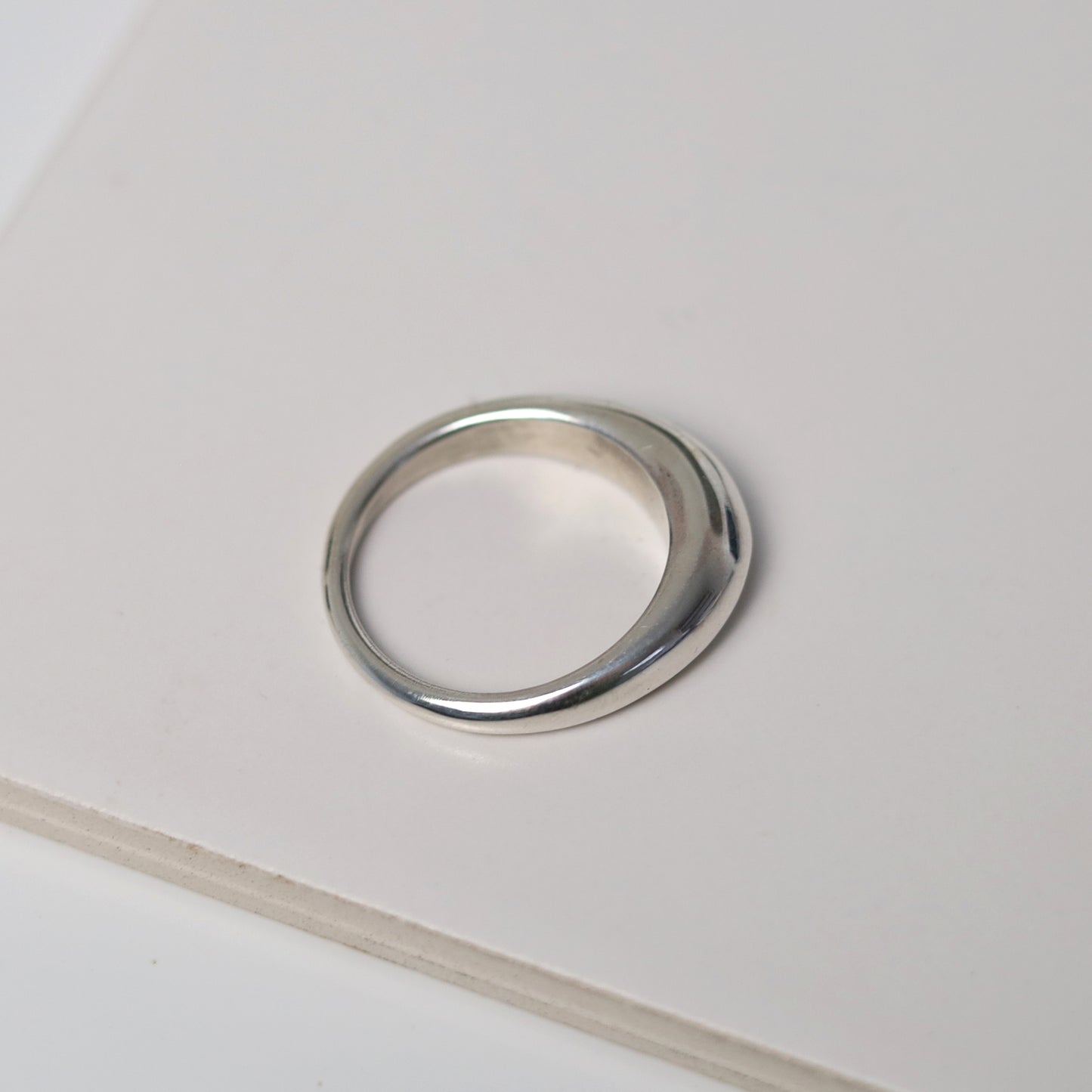 Sterling Silver Curve Ring