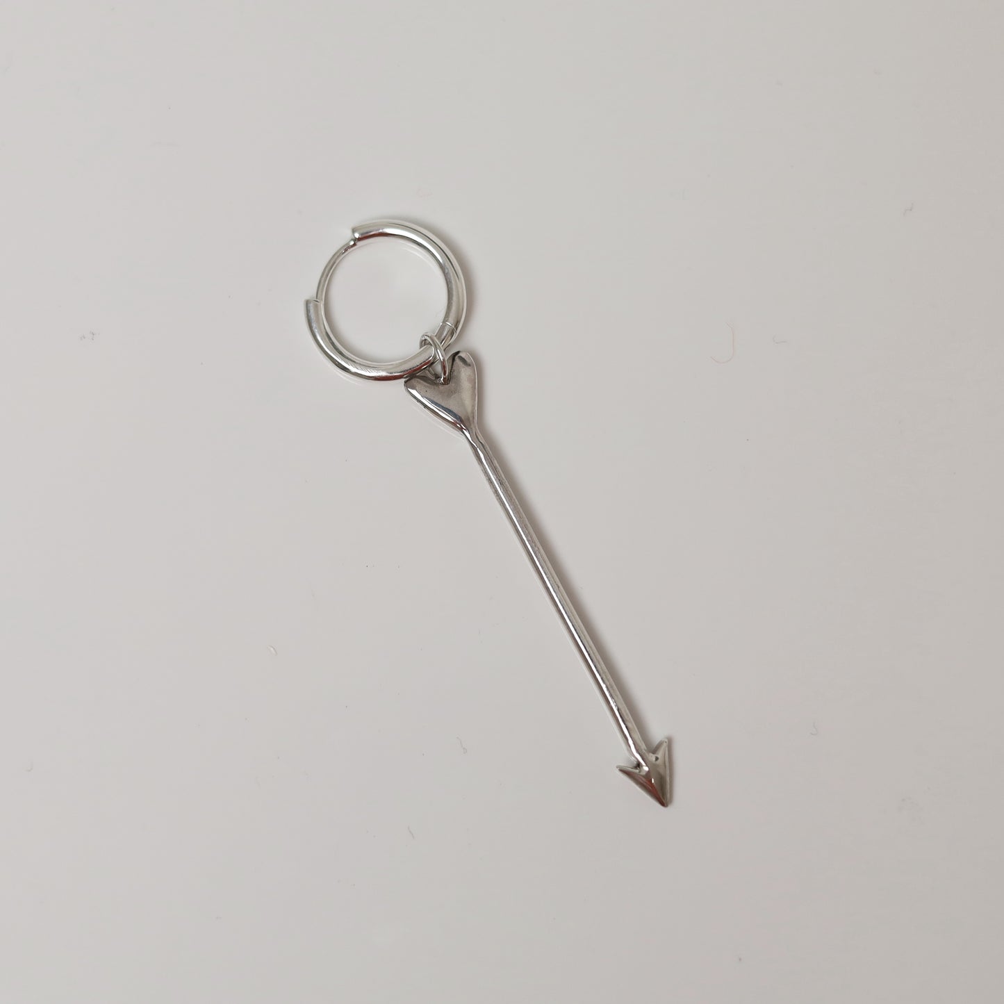 Sterling Silver Arrow Hoops