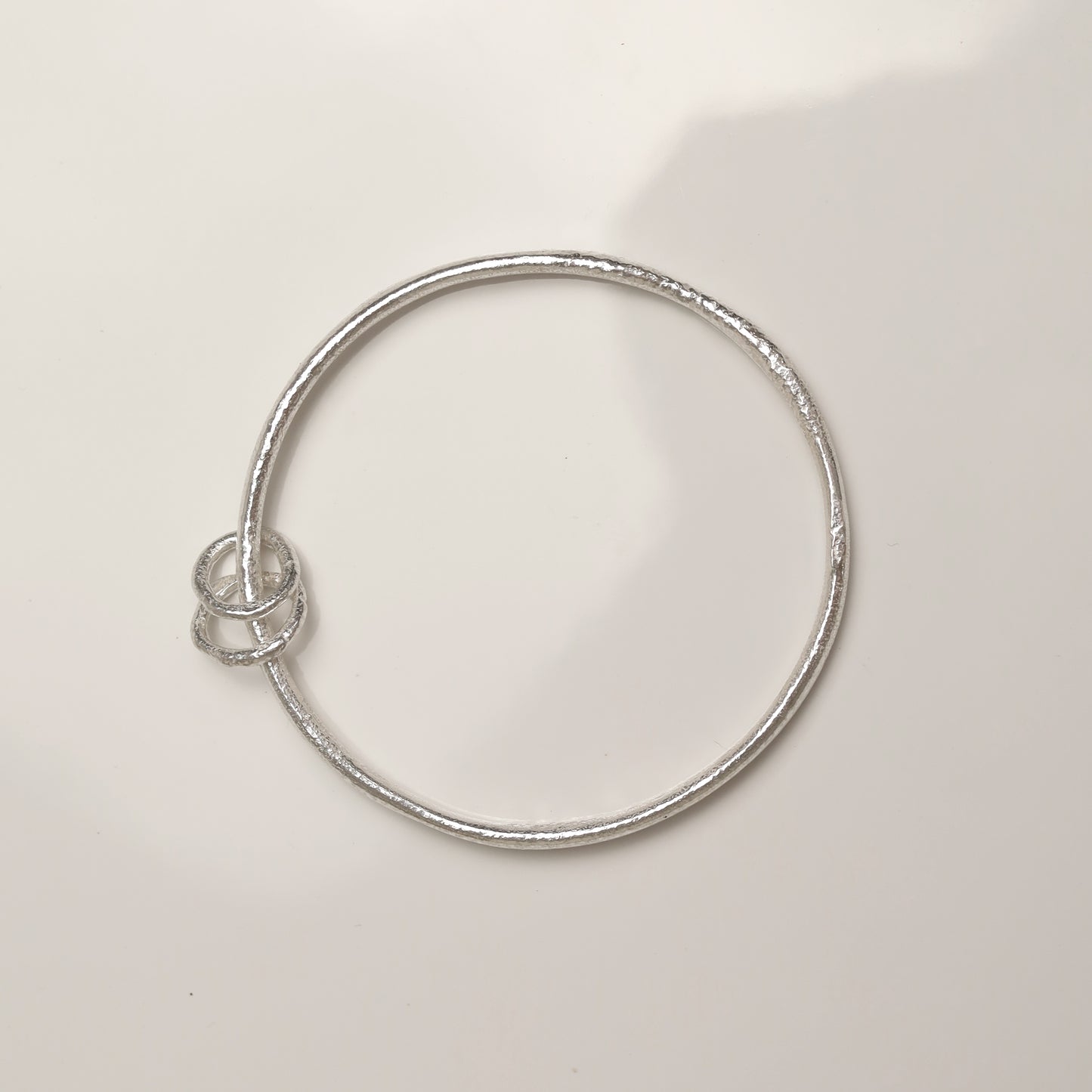 Sterling Silver Fireball Bangle