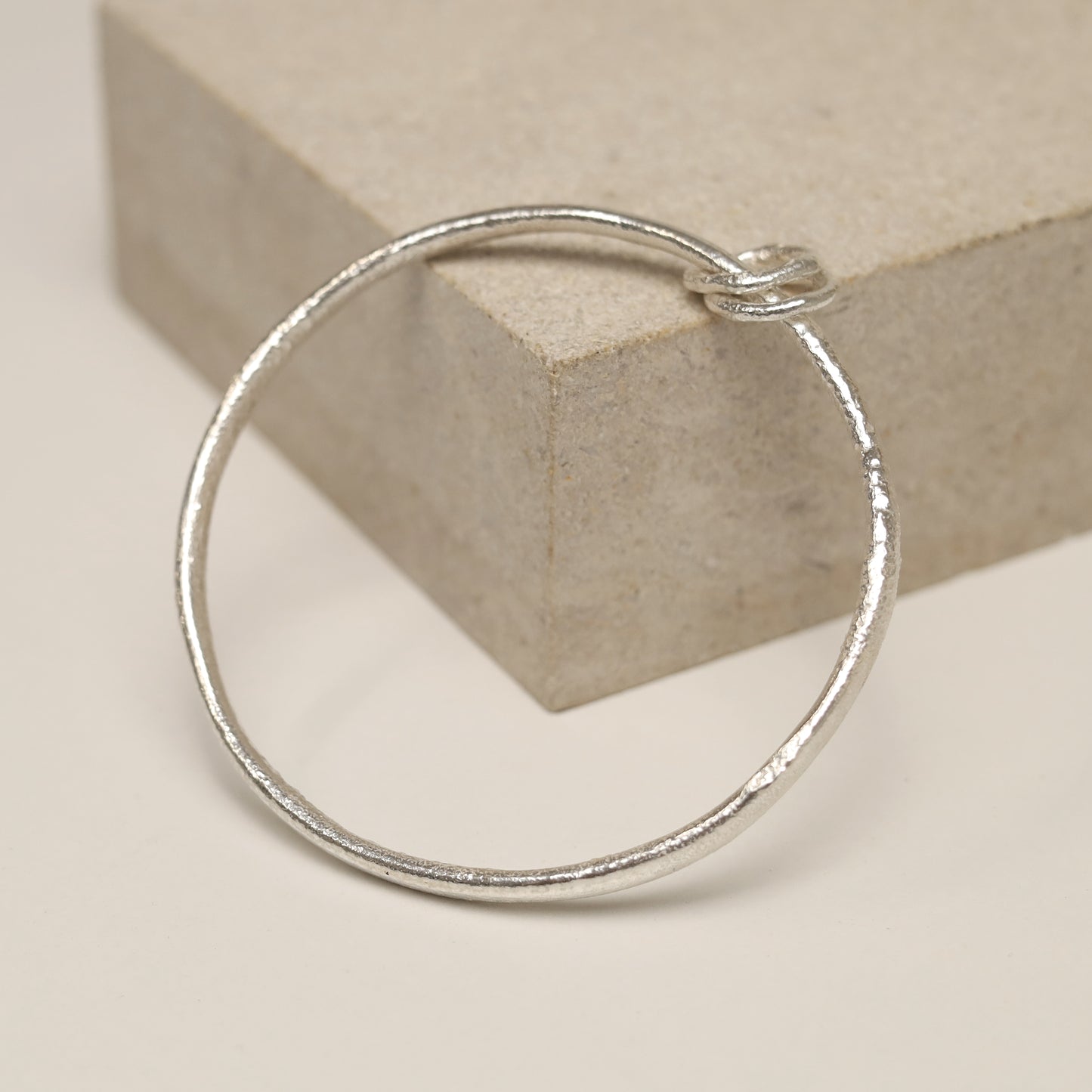 Sterling Silver Fireball Bangle