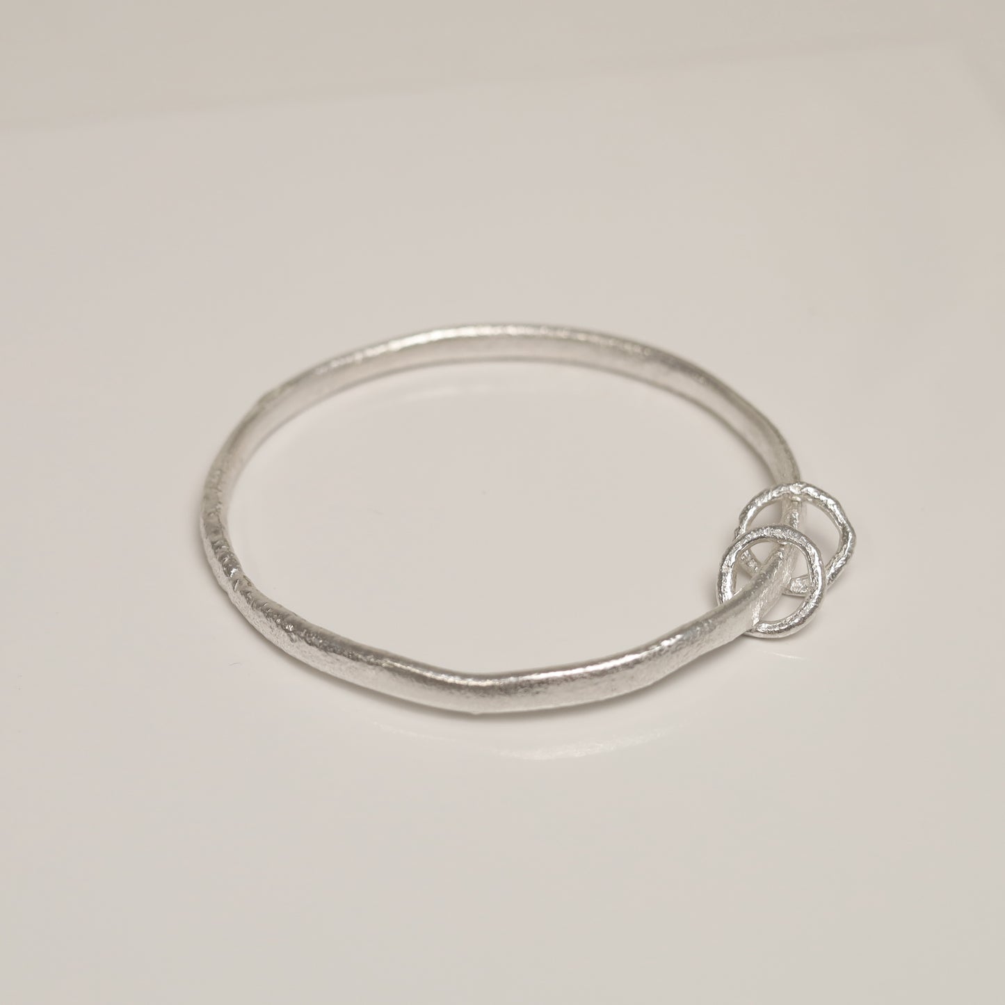 Sterling Silver Fireball Bangle