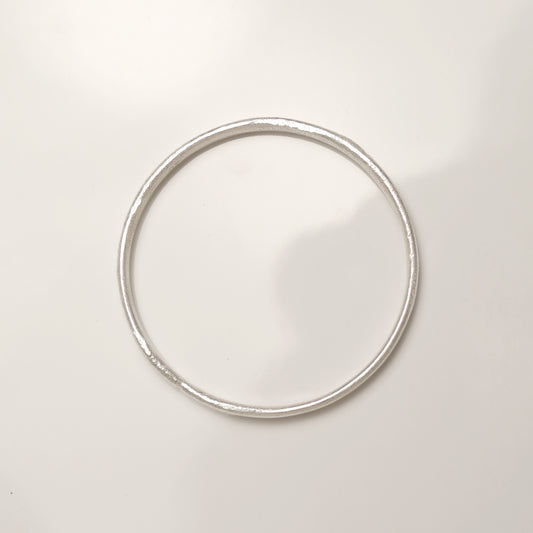Sterling Silver Fire Bangle