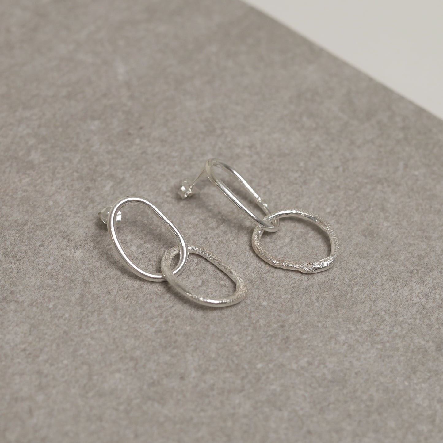Sterling Silver Sea Storm Earrings