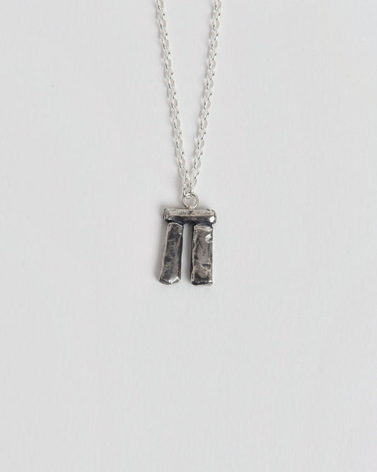Sterling Silver Stonehenge Pendant - large