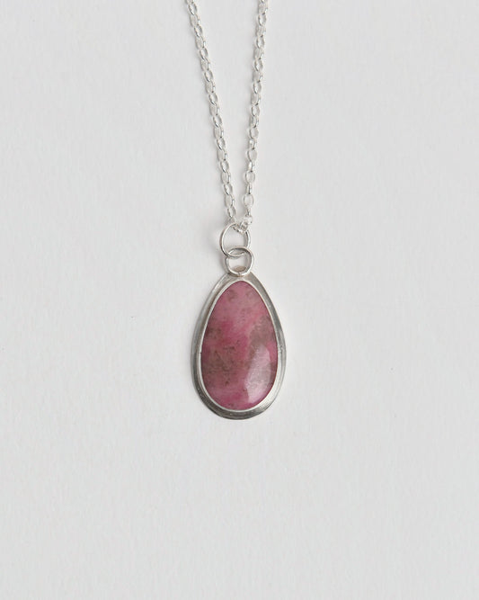 Sterling Silver Pink Opal Pendant
