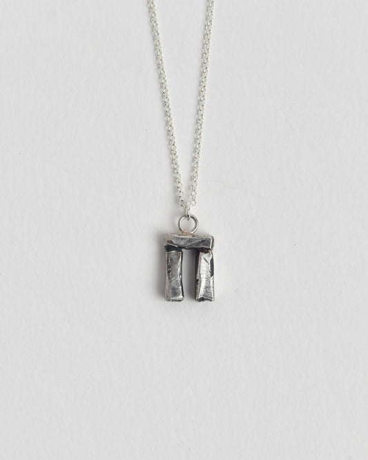 Sterling Silver Stonehenge Pendant - small