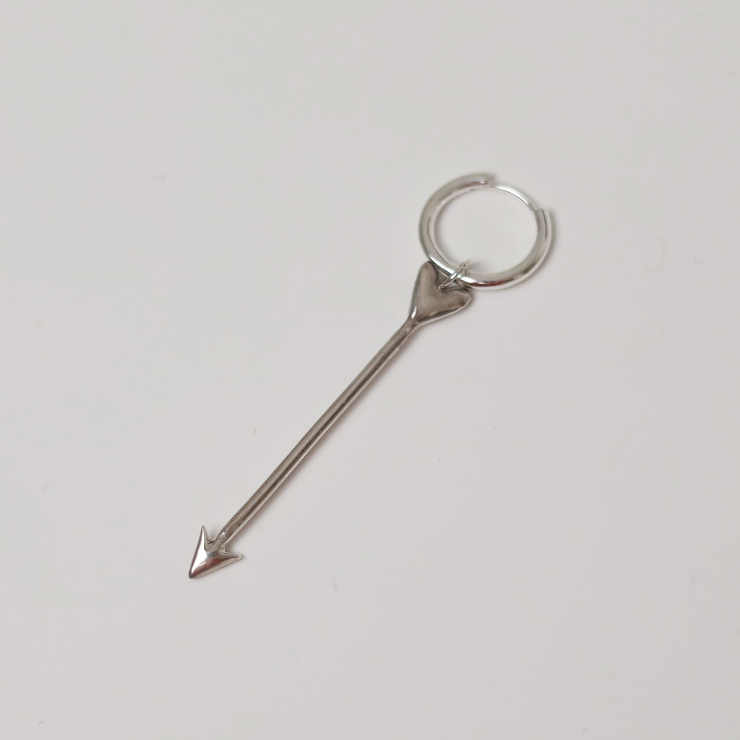 Sterling Silver Arrow Hoops