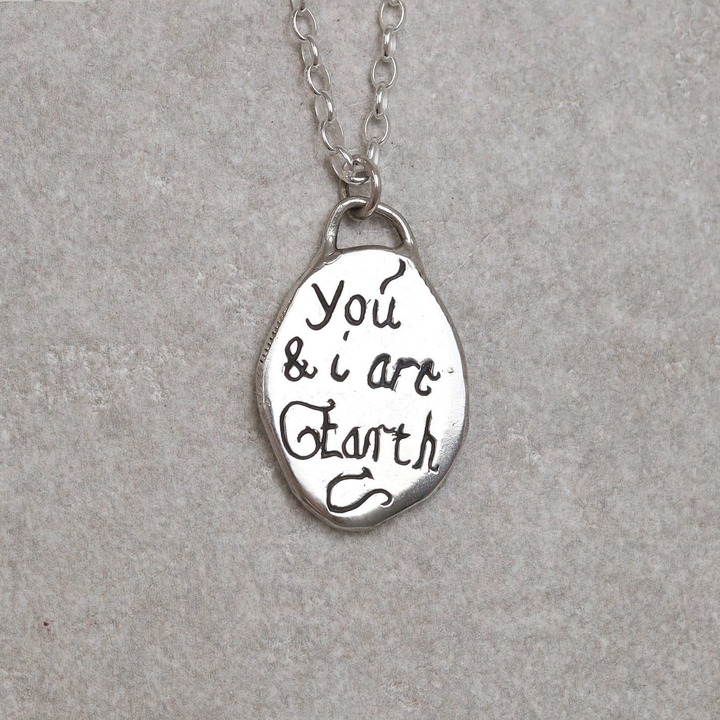 Sterling Silver You & I Pendant