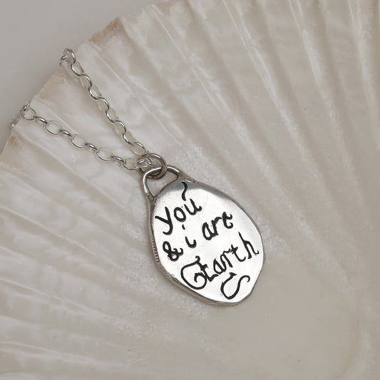 Sterling Silver You & I Pendant