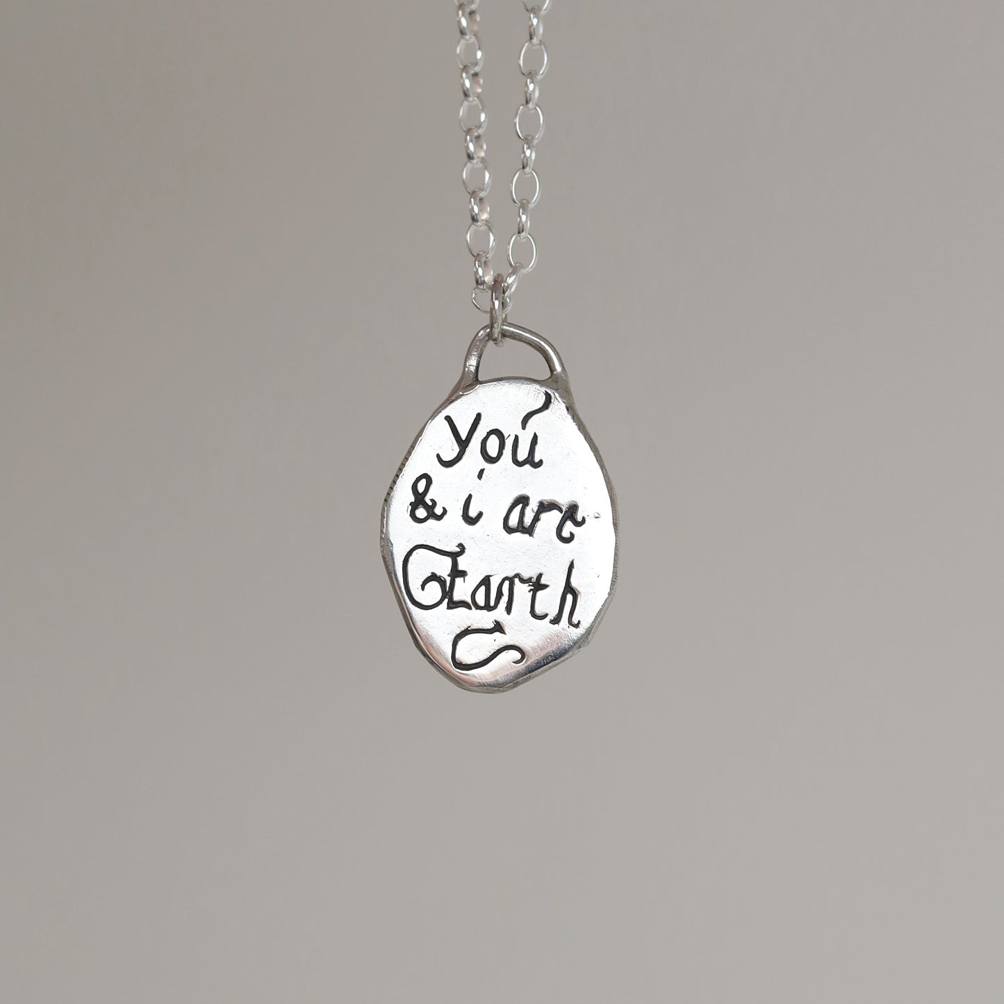 Sterling Silver You & I Pendant