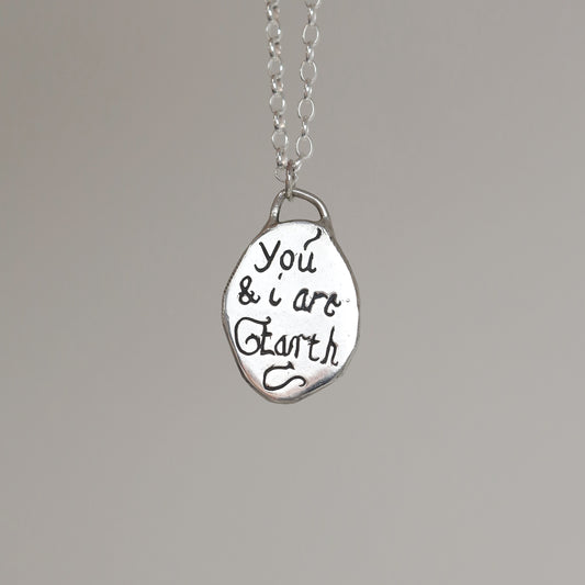 Sterling Silver You & I Pendant