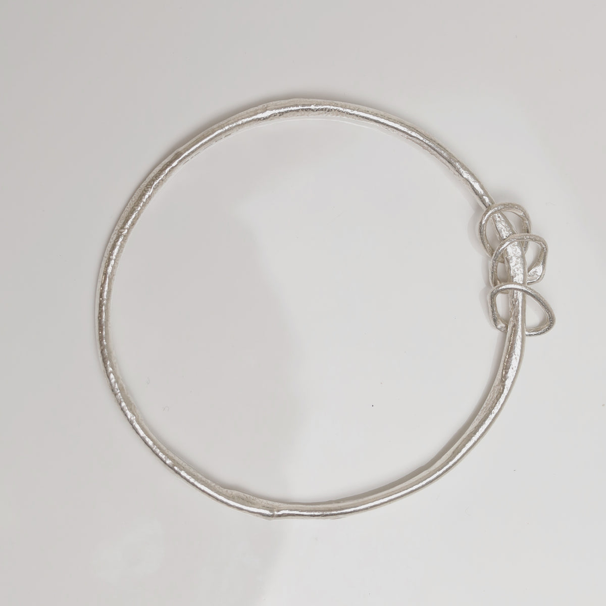 Sterling Silver River Bangle - three – Evie Spicer Jewellery