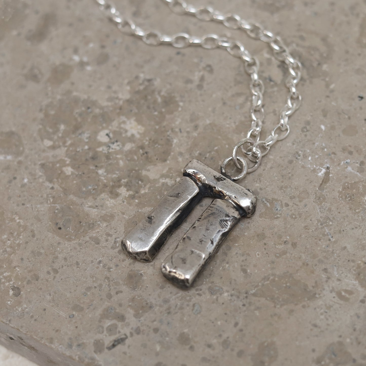 Sterling Silver Stonehenge Pendant - large