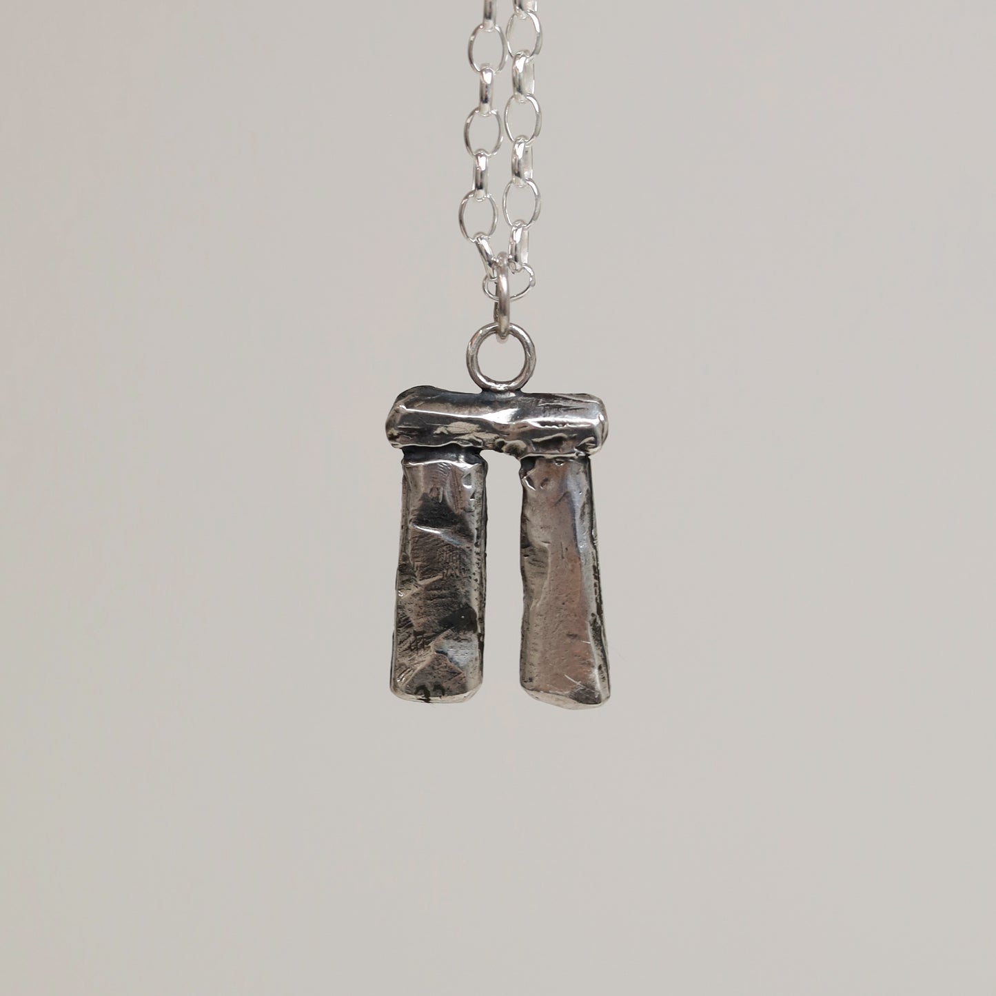 Sterling Silver Stonehenge Pendant - large